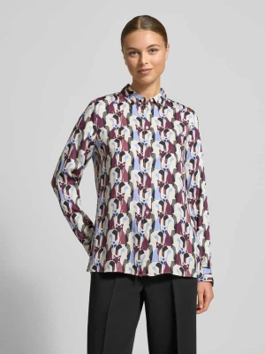 Bluzka koszulowa z listwą guzikową milano italy