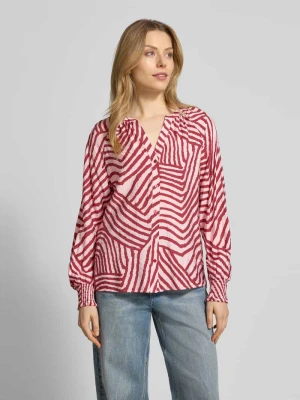 Bluzka koszulowa z listwą guzikową model ‘BECCA’ Soyaconcept