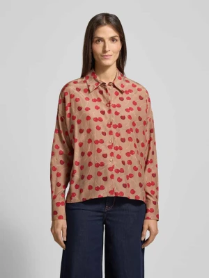 Bluzka koszulowa z listwą guzikową model ‘CLOELIA’ drykorn