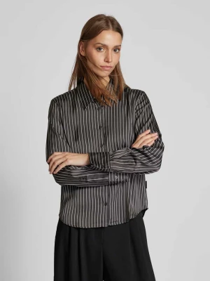 Bluzka koszulowa z listwą guzikową model ‘Elka’ HUGO