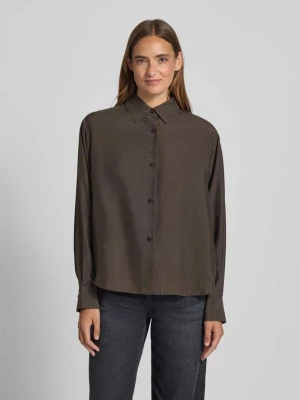 Bluzka koszulowa z listwą guzikową model ‘ELSA’ 0039 italy