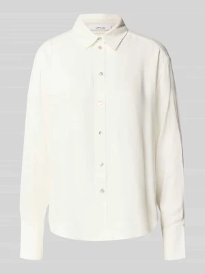 Bluzka koszulowa z listwą guzikową model ‘Fahla’ Opus