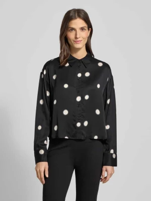 Bluzka koszulowa z listwą guzikową model ‘Famena’ Opus