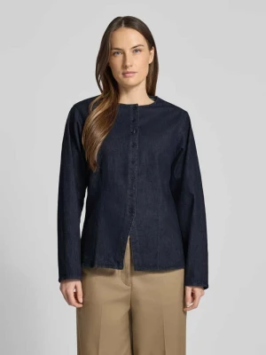 Bluzka koszulowa z listwą guzikową model ‘Fartis’ Opus