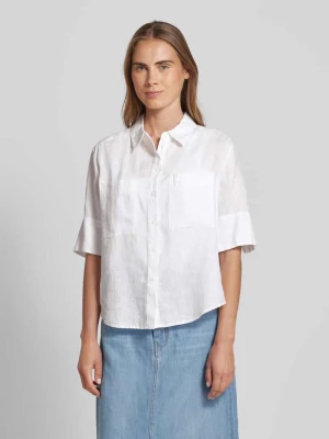Bluzka koszulowa z listwą guzikową model ‘Filalia’ Opus