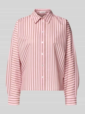 Bluzka koszulowa z listwą guzikową model ‘Foho’ Opus