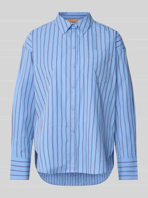 Bluzka koszulowa z listwą guzikową model ‘JAMIE’ JJXX