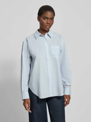 Bluzka koszulowa z listwą guzikową model ‘LOVA’ Samsøe Samsøe