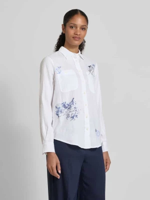 Bluzka koszulowa z listwą guzikową model ‘RIMNAN’ Lauren Ralph Lauren