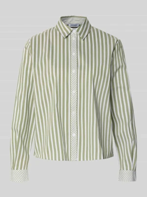 Bluzka koszulowa z listwą guzikową MORE & MORE