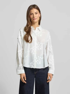 Bluzka koszulowa z listwą guzikową MORE & MORE