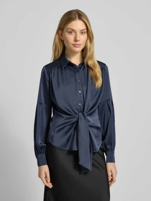 Bluzka koszulowa z listwą guzikową NEO NOIR