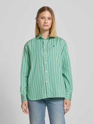 Bluzka koszulowa z listwą guzikową Polo Ralph Lauren
