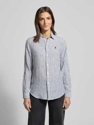 Bluzka koszulowa z listwą guzikową Polo Ralph Lauren