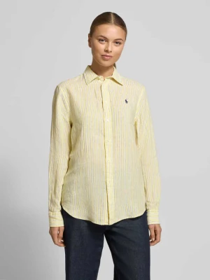 Bluzka koszulowa z listwą guzikową Polo Ralph Lauren