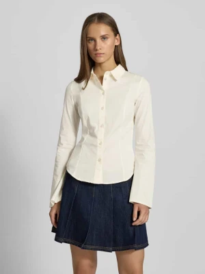 Bluzka koszulowa z listwą guzikową REVIEW