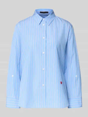 Bluzka koszulowa z listwą guzikową Windsor