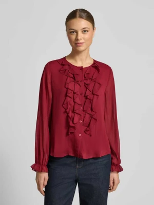 Bluzka koszulowa z listwą guzikową Zero