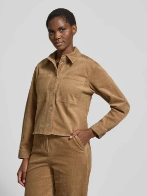 Bluzka koszulowa z listwą na zatrzaski model ‘Arcelle’ MSCH Copenhagen