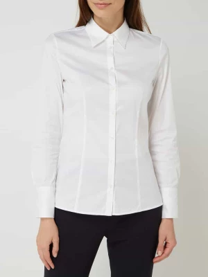 Bluzka koszulowa z mankietami zapinanymi na 3 guziki model ‘The Fitted’ HUGO