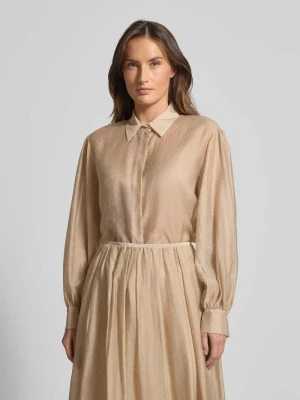 Bluzka koszulowa z marszczeniami LUISA CERANO