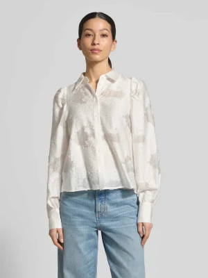 Bluzka koszulowa z mieszanka lyocellu model 'Orkidea' MSCH Copenhagen