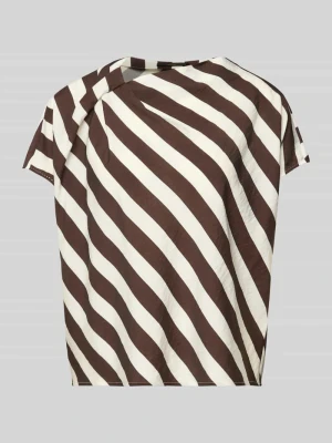 Bluzka koszulowa z mieszanka wiskozy z asymetrycznym dekolt: Windsor