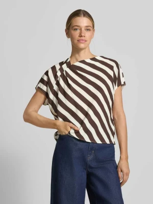 Bluzka koszulowa z mieszanka wiskozy z asymetrycznym dekolt: Windsor