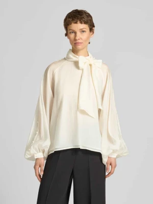 Bluzka koszulowa z mieszanki lyocellu z szalem Copenhagen Muse