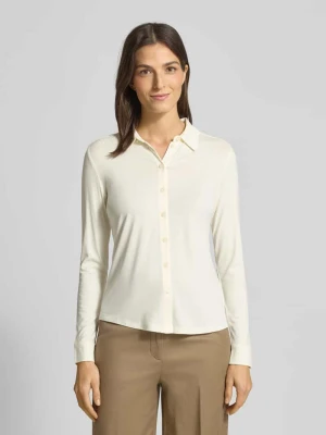 Bluzka koszulowa z mieszanki wiskozy z wykładanym kołnierzem Marc O'Polo