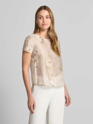 Bluzka koszulowa z okrągłym dekoltem i zaokrąglonym dołem RINASCIMENTO