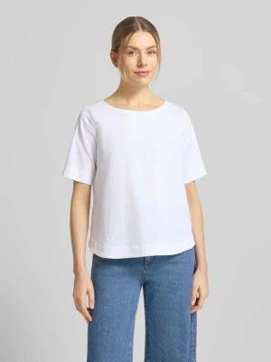 Bluzka koszulowa z okrągłym dekoltem milano italy