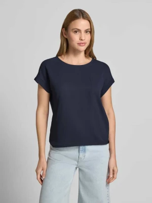 Bluzka koszulowa z przedłużonym tyłem i brustaszą monari