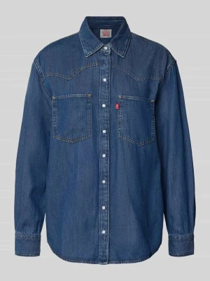 Bluzka koszulowa z tkaniny stylizowanej na denim Levi's®