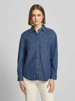 Bluzka koszulowa z tkaniny stylizowanej na denim Levi's®