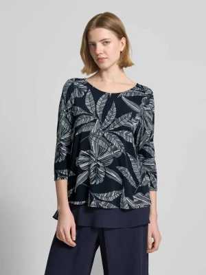 Bluzka koszulowa z tylnym dekoltem w kształcie łezki Vera Mont