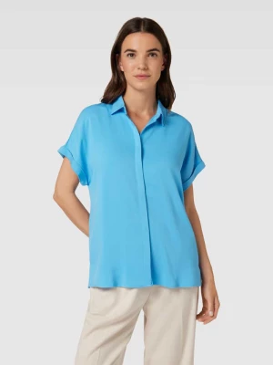 Bluzka koszulowa z wiskozy z krytą listwą guzikową model ‘ZONJAA’ ARMEDANGELS