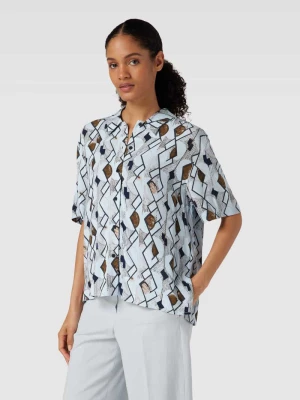 Bluzka koszulowa z wiskozy ze wzorem na całej powierzchni JAKE*S STUDIO WOMAN