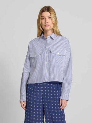 Bluzka koszulowa z wstawką z tyłu z nadrukiem model ‘DORIA’ Weekend Max Mara