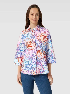 Bluzka koszulowa z wzorem kwiatowym Christian Berg Woman