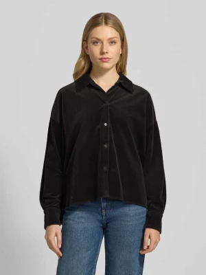 Bluzka koszulowa ze sztruksu model ‘CLOELIA’ drykorn