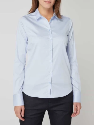 Bluzka koszulowa ze szwami działowymi model ‘Tilda’ MOS MOSH