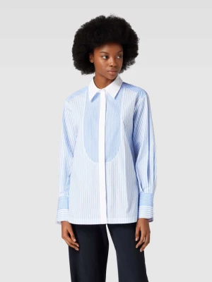 Bluzka koszulowa ze wstawką w kontrastowym kolorze model ‘Betallina’ Boss