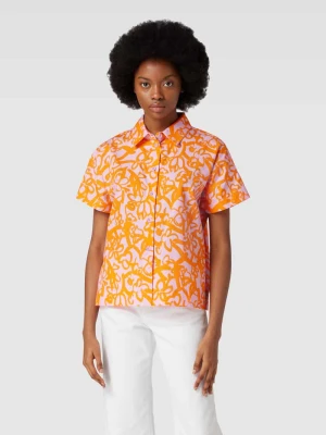 Bluzka koszulowa ze wzorem na całej powierzchni model ‘BARBIERA’ Oilily