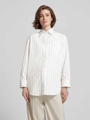 Bluzka koszulowa ze wzorem w cienkie prążki model ‘COROLLA’ Weekend Max Mara