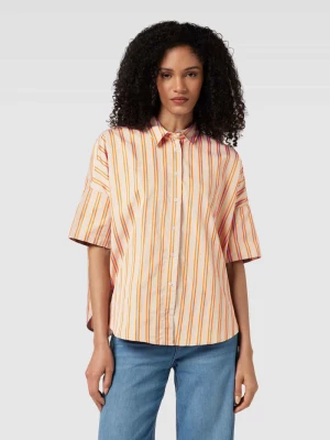 Bluzka koszulowa ze wzorem w paski model ‘Elinaton’ tonno & panna