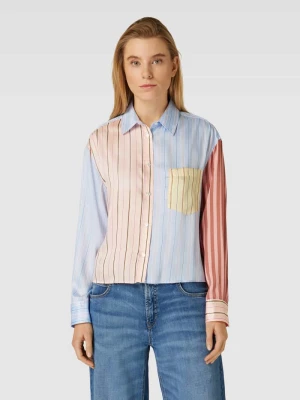 Bluzka koszulowa ze wzorem w paski model ‘SUEZ’ Weekend Max Mara