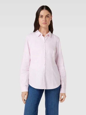 Bluzka koszulowa ze wzorem w paski montego
