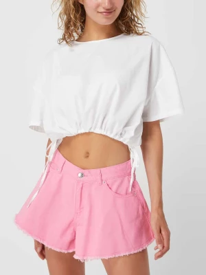 Bluzka krótka z bawełny model ‘Delilah’ Gina Tricot