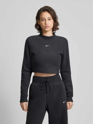 Bluzka krótka z długim rękawem i wyhaftowanym logo Nike